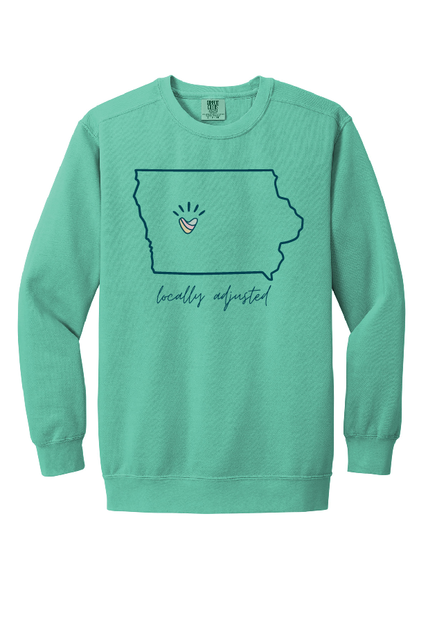 Adult Comfort Colors Crew - Locally Adjusted