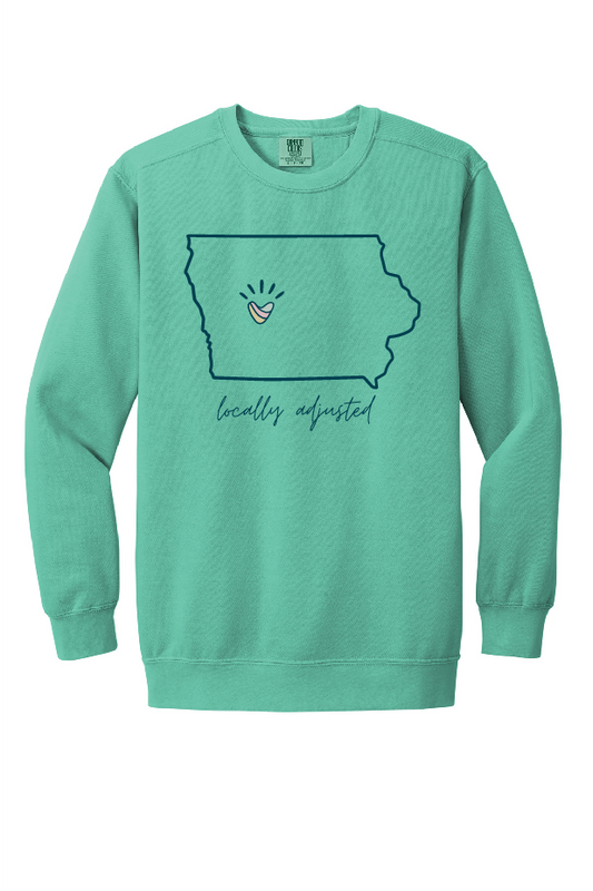 Adult Comfort Colors Crew - Locally Adjusted