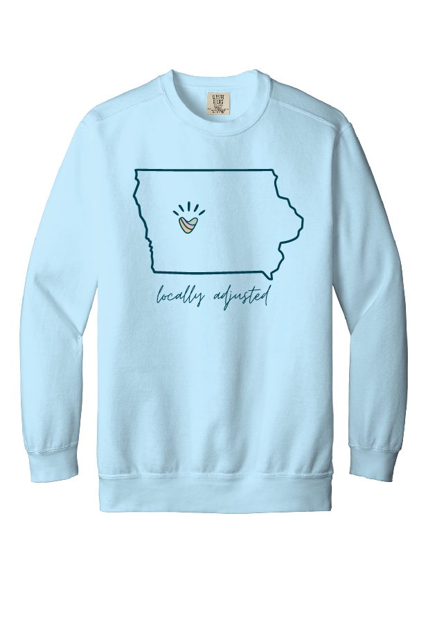 Adult Comfort Colors Crew - Locally Adjusted