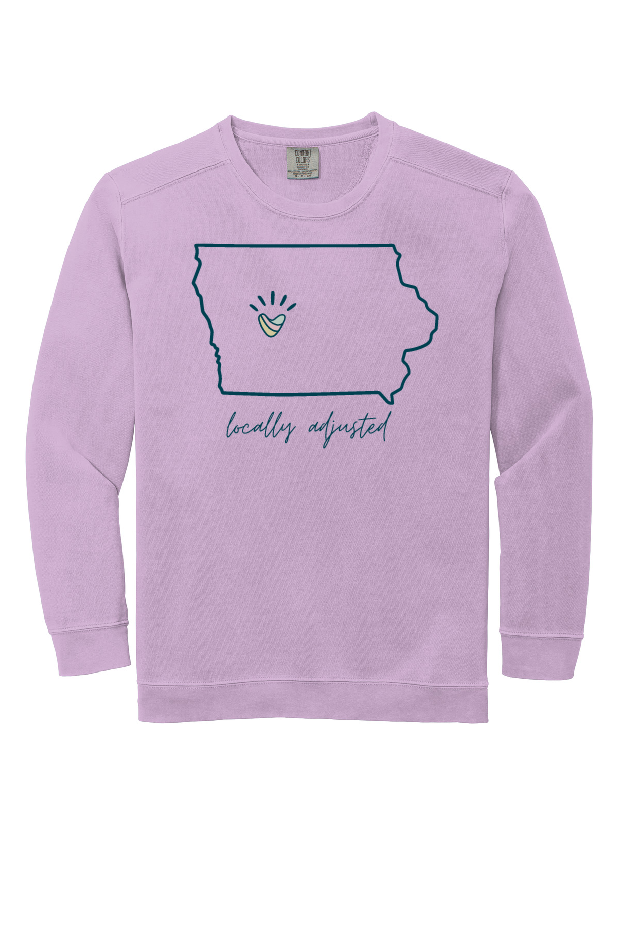 Adult Comfort Colors Crew - Locally Adjusted