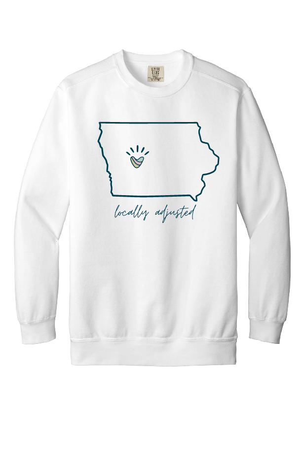 Adult Comfort Colors Crew - Locally Adjusted