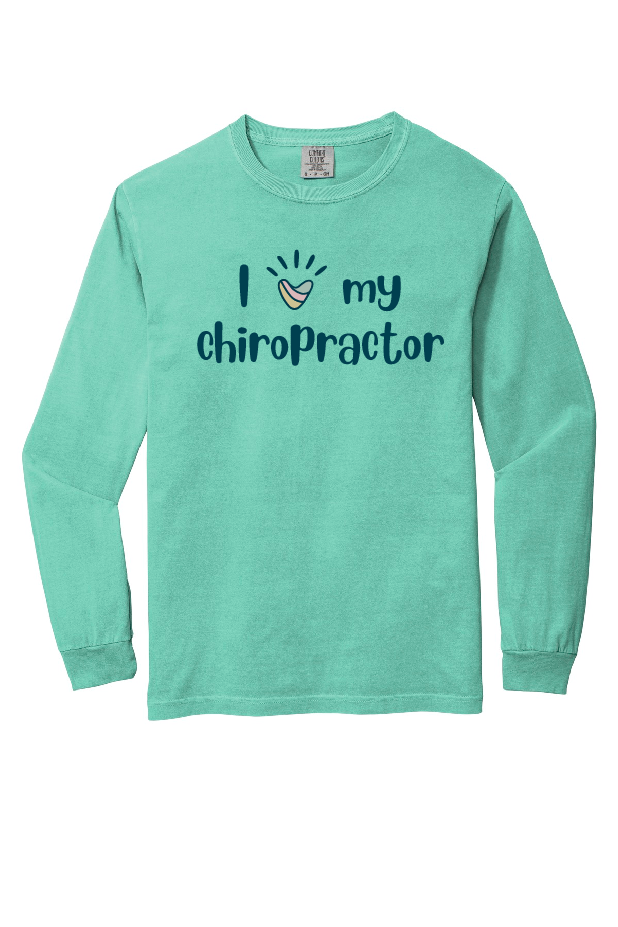 Adult Comfort Colors LS Tee - Love Chiro