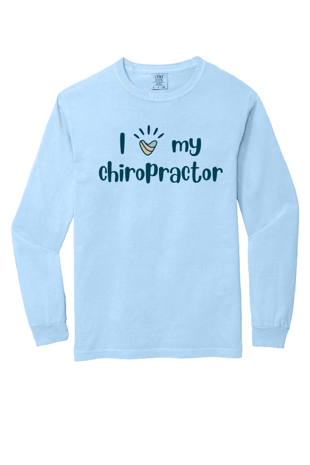Adult Comfort Colors LS Tee - Love Chiro