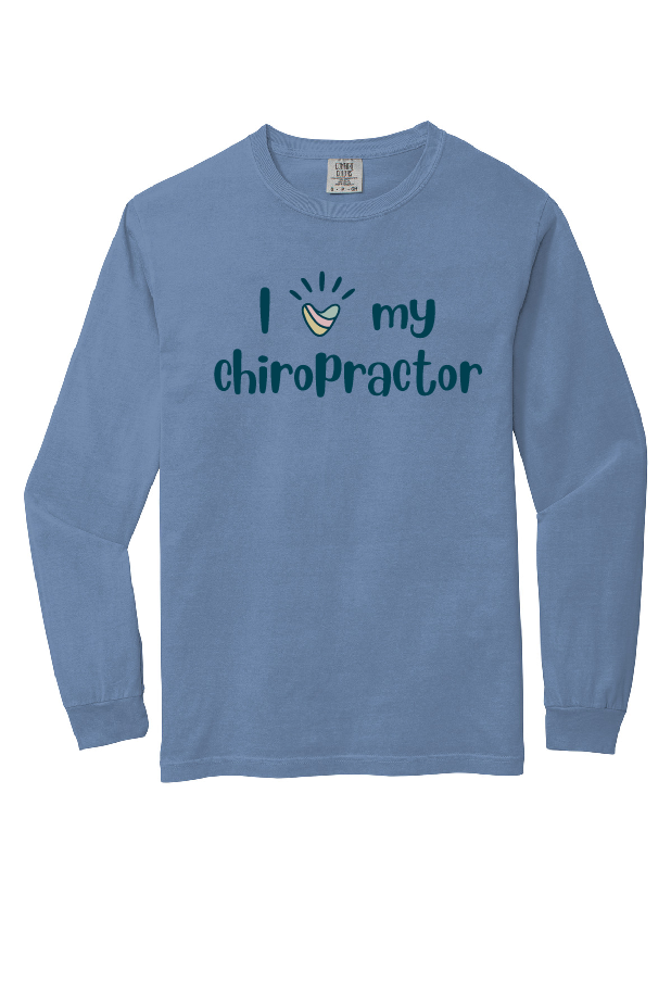 Adult Comfort Colors LS Tee - Love Chiro
