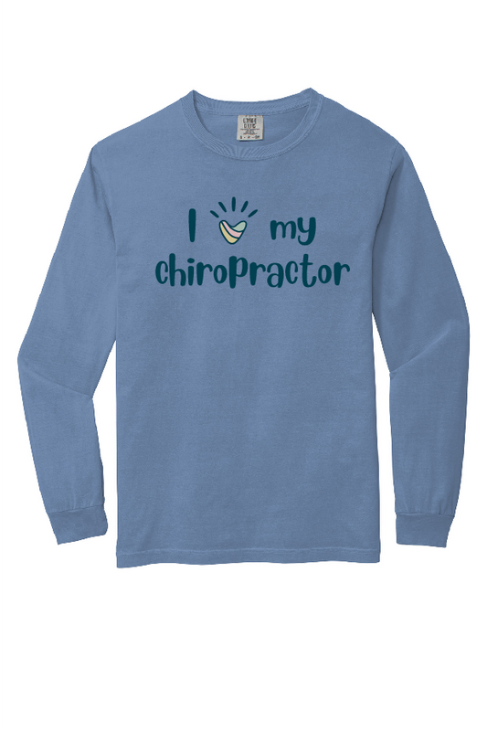 Adult Comfort Colors LS Tee - Love Chiro
