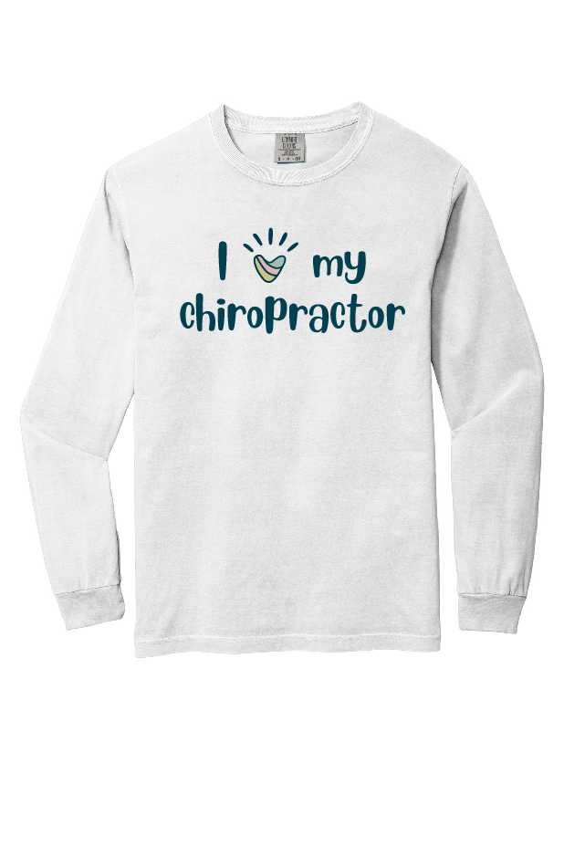 Adult Comfort Colors LS Tee - Love Chiro