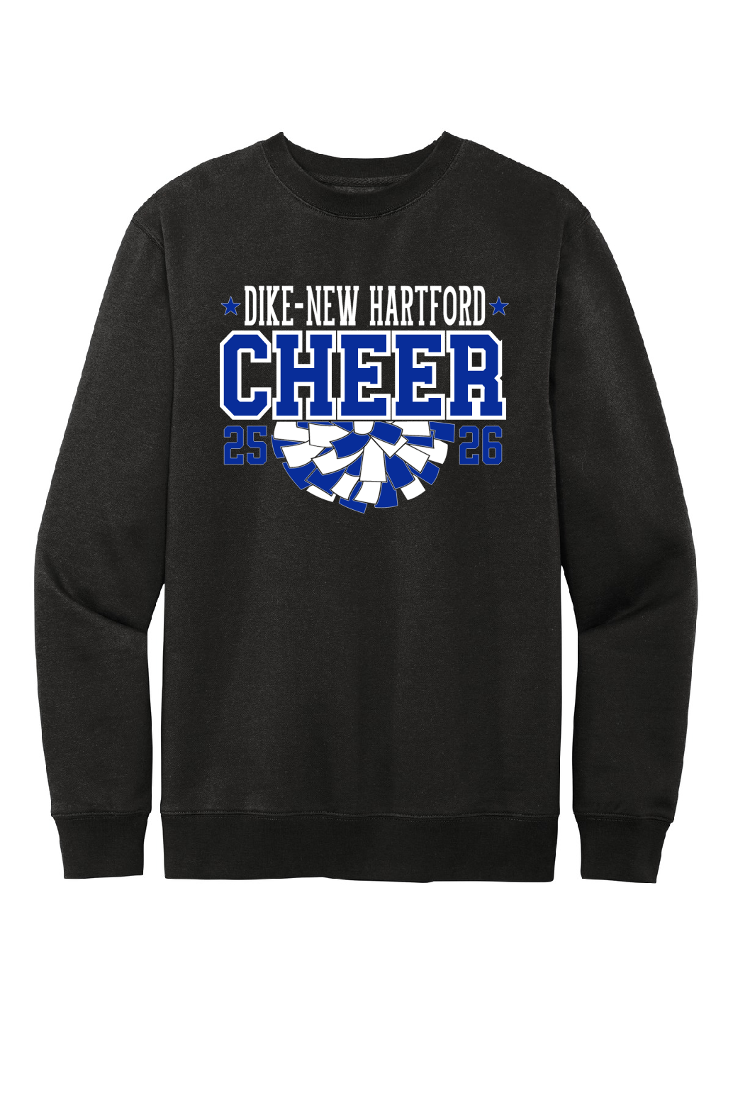 Adult Size Black JH Cheer Crew - DT6104