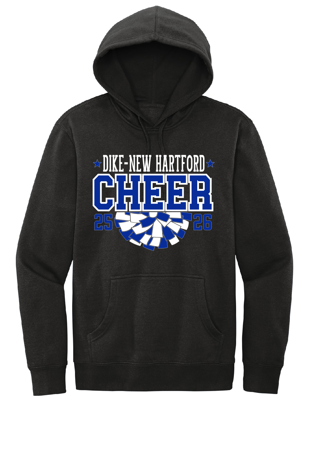 Adult Size Black JH Cheer Hoodie - DT6100