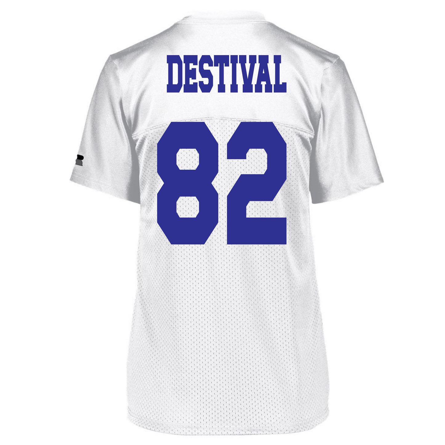 DNH Football Jersey White Glitter