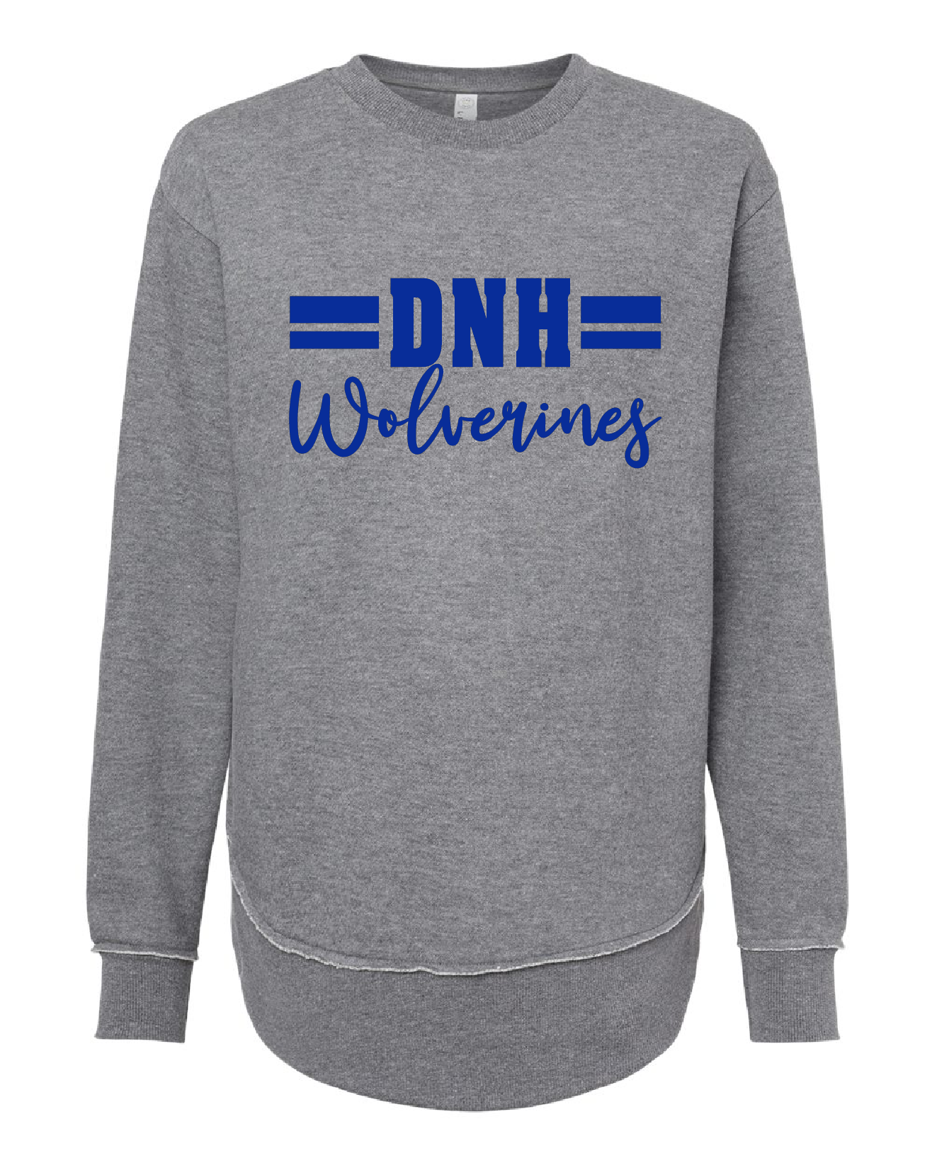 DNH Booster Club - Women's Crew - DNH Script - LAT3525