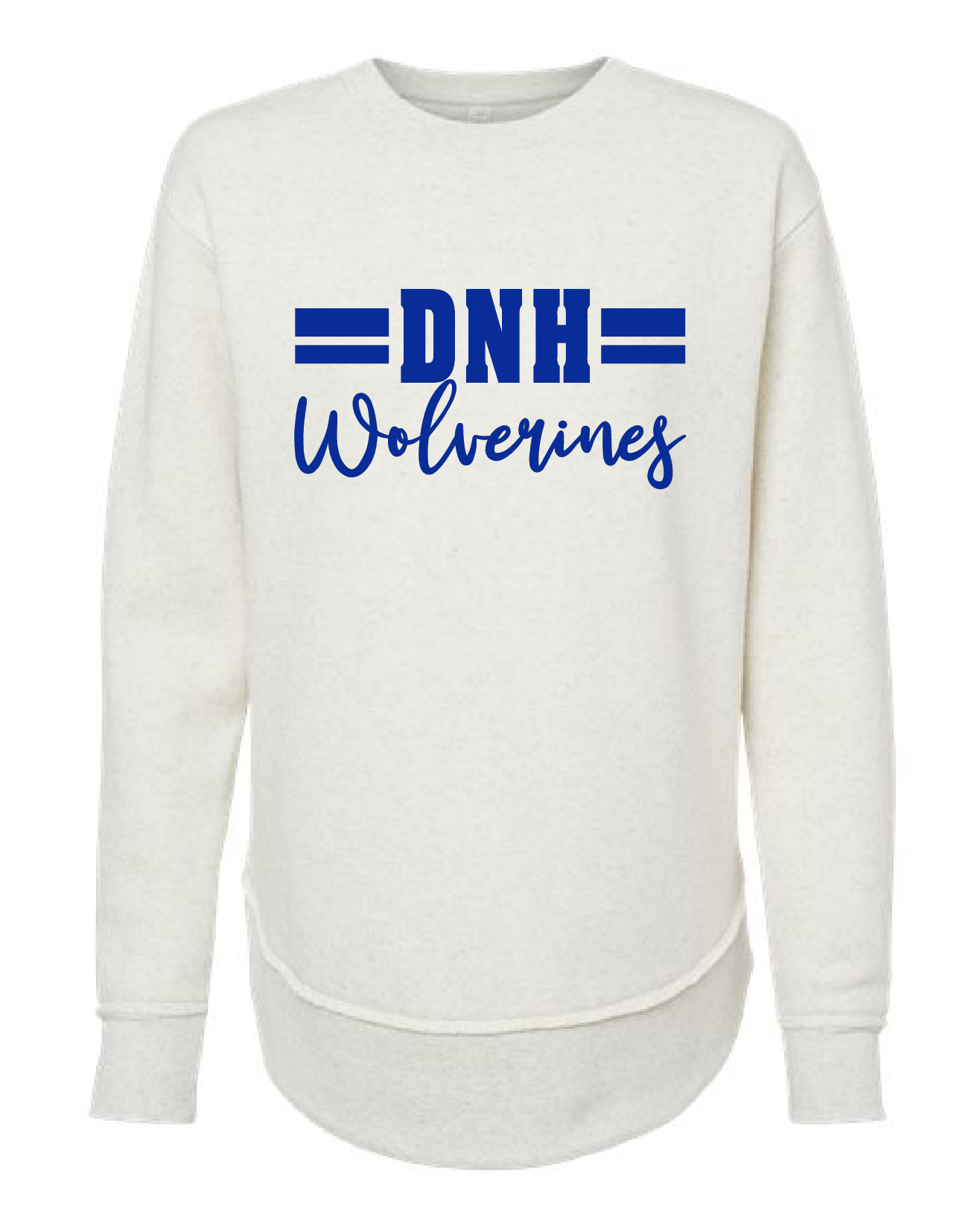 DNH Booster Club - Women's Crew - DNH Script - LAT3525
