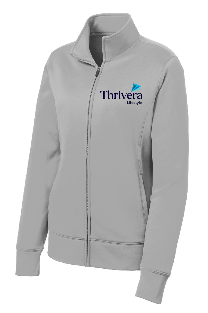 Thrivera Store - Women's Full Zip - Dark Logo - LST241
