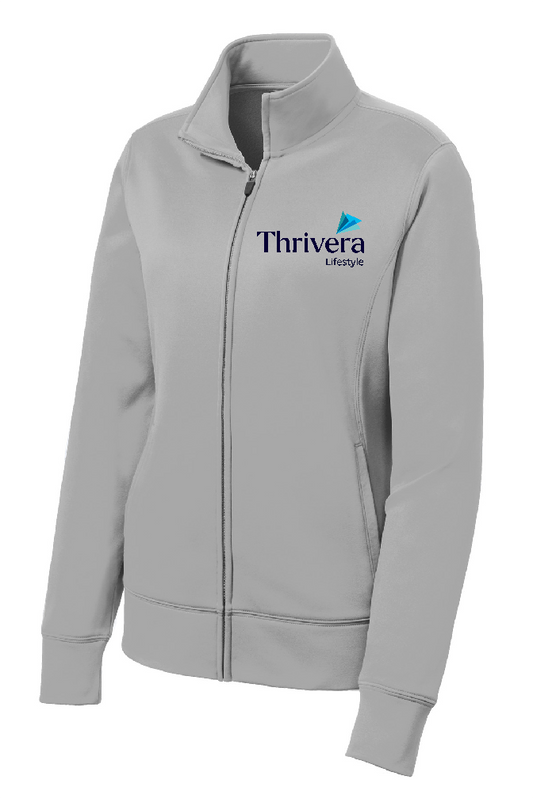 Thrivera Store - Women's Full Zip - Dark Logo - LST241