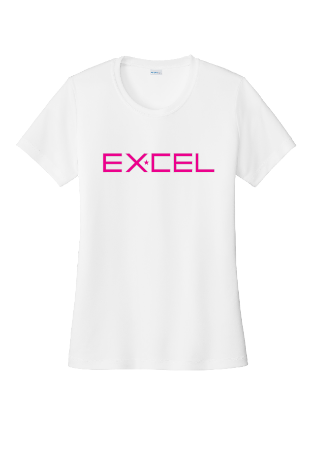 Excel - Women's Performance Tee - Excel Pink - LST350