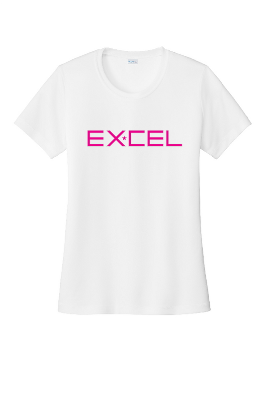 Excel - Women's Performance Tee - Excel Pink - LST350