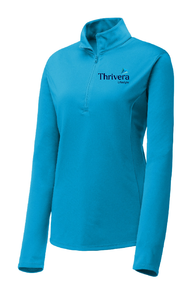 Thrivera Store - Women's 1/4 Zip - Dark Logo - LST357