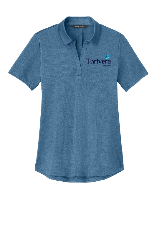 Thrivera Store - Women's Polo - Dark Logo - MM1021