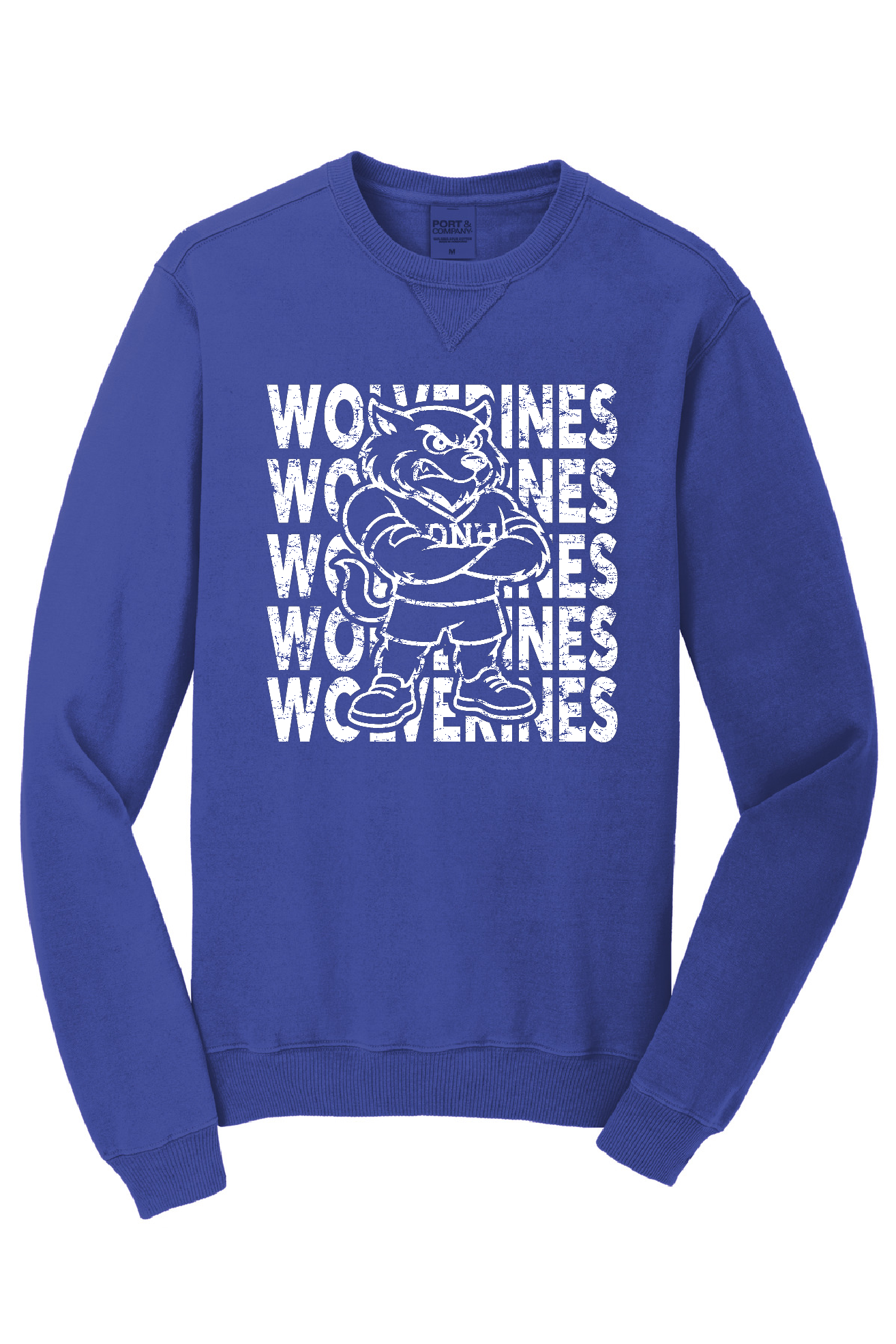 Crew Sweatshirt - Wolverine + Script White Logo - 098