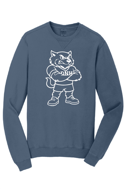 Crew Sweatshirt - Wolverine White Logo - 098