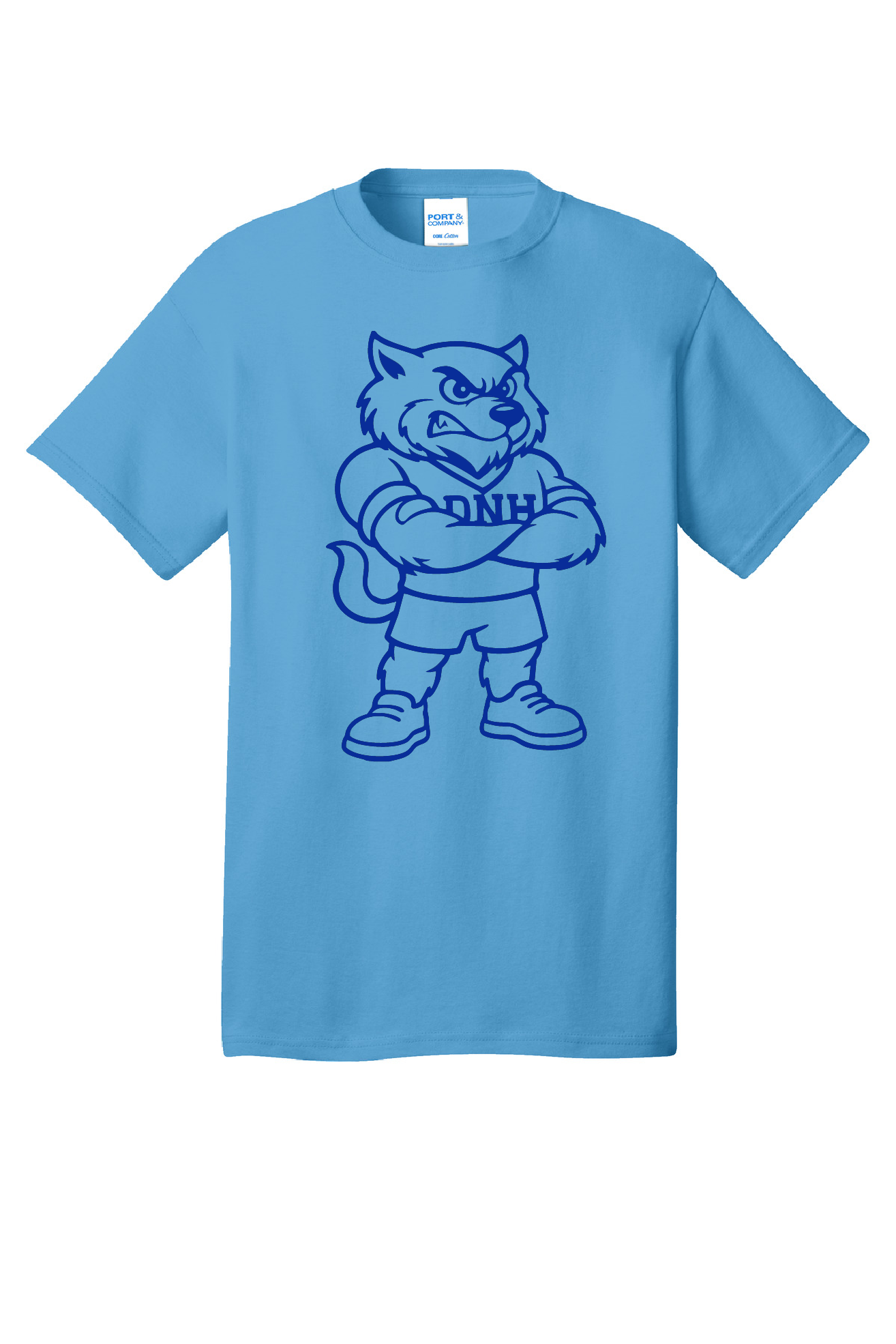 Tee - Wolverine Blue Logo - PC54