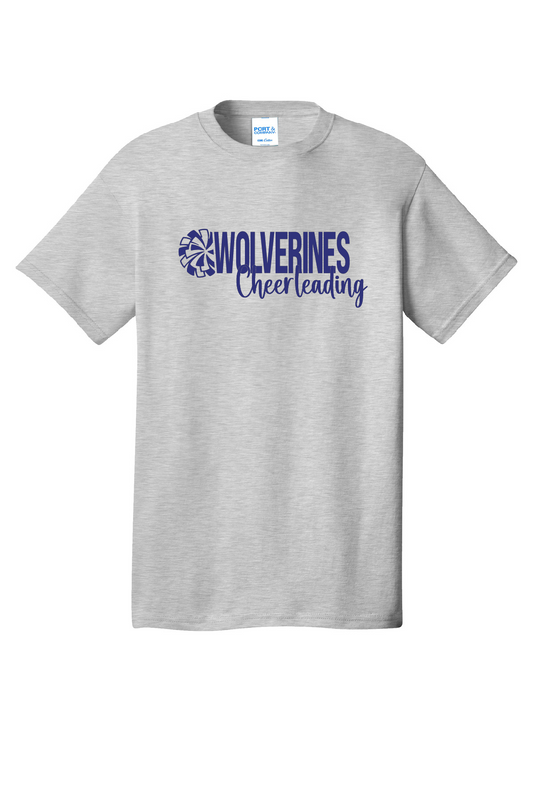 POM Wolverine Cheerleading - Tee Tall Sizing (2 Colors)- PC54T