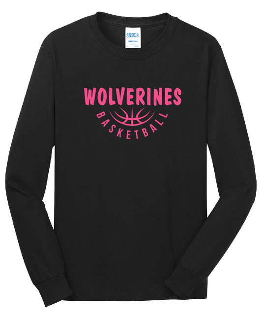 Long Sleeve T-Shirt - Pink Logo