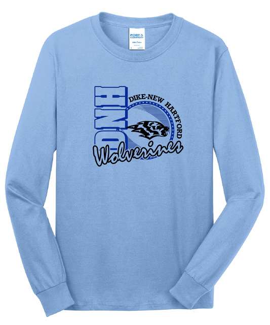 DNH Booster Club - Long Sleeve T-Shirt - Wolverine Circle - PC55LS