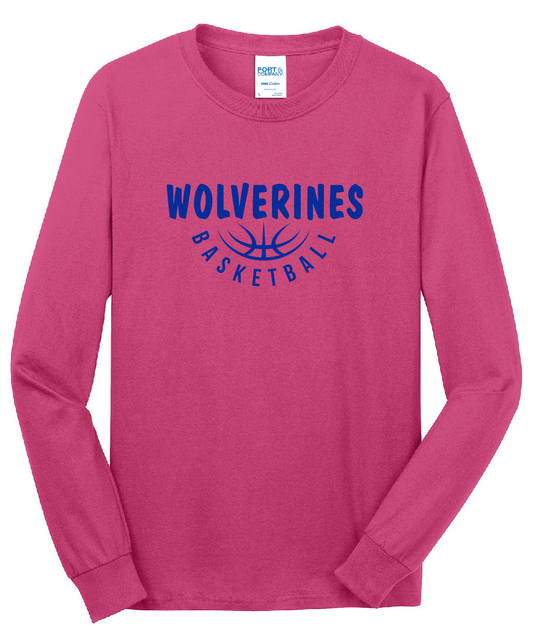 Long Sleeve T-Shirt - Blue Logo
