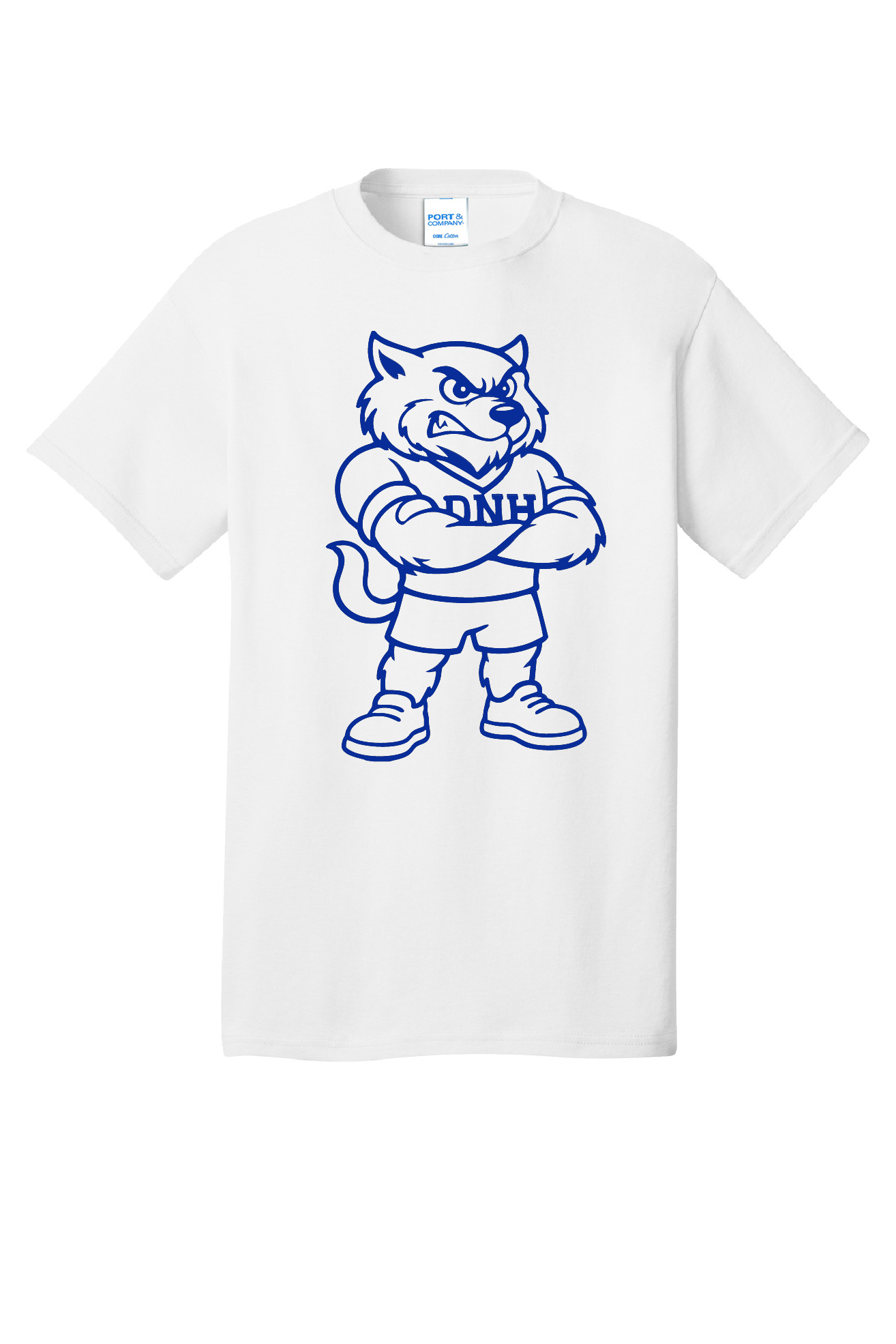 Tee Youth  - Wolverine Blue Logo - PC54y