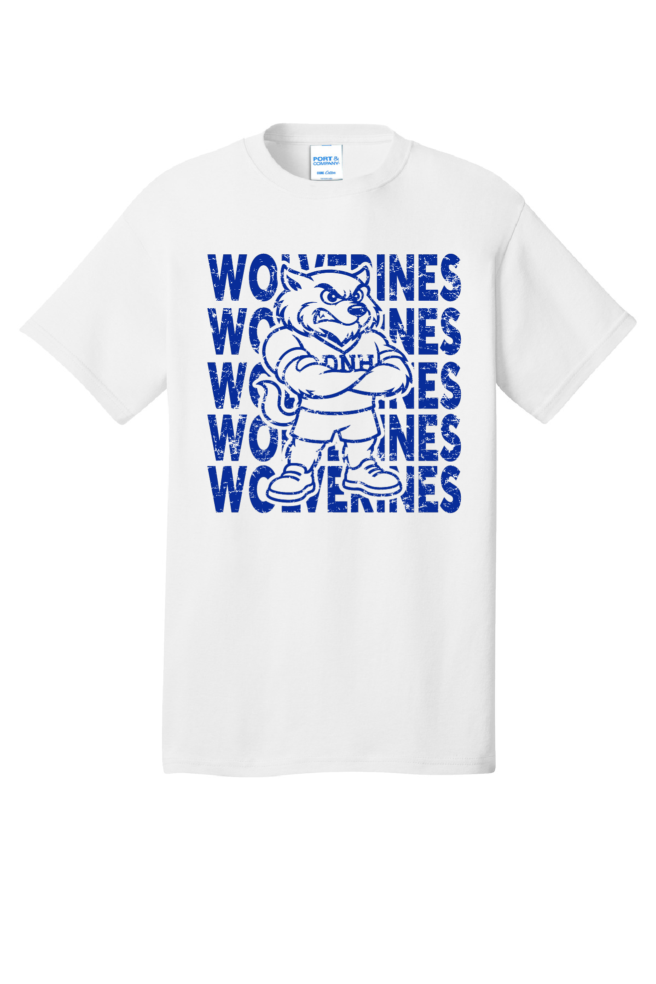 Tee Youth - Wolverine + Script Blue Logo - PC54y