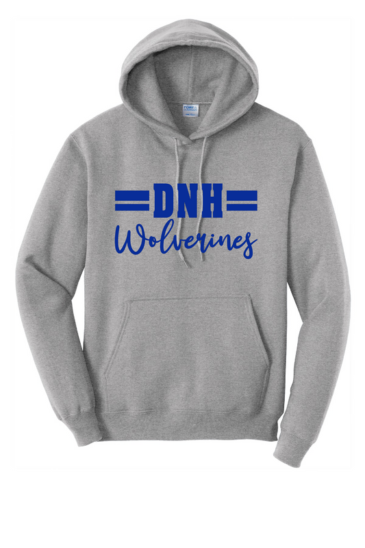 DNH Booster Club - Hoodie TALL SIZING - DNH Script - PC78HT
