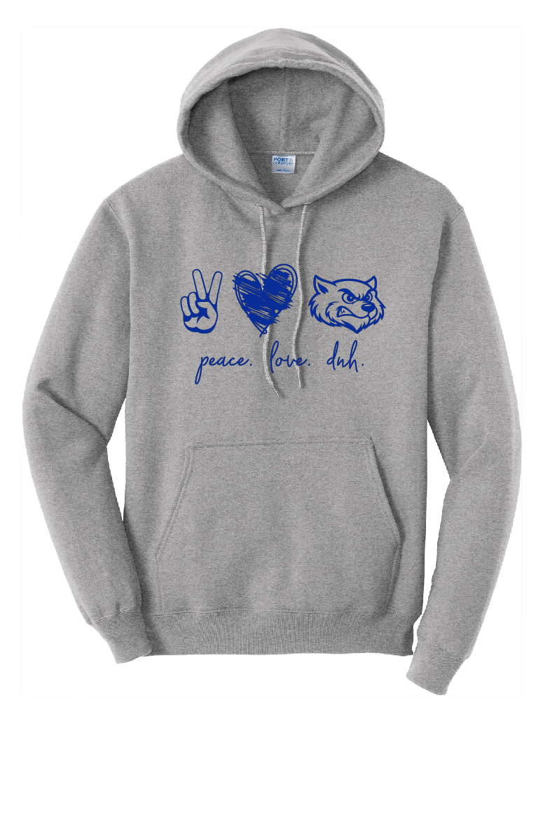 DNH Booster Club - Hoodie TALL SIZING - Peace - PC78HT