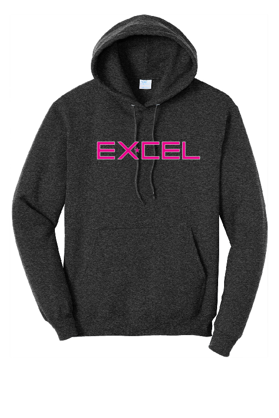 Excel - Adult Hoodie (Tall Sizing) - Excel Pink - PC78ht