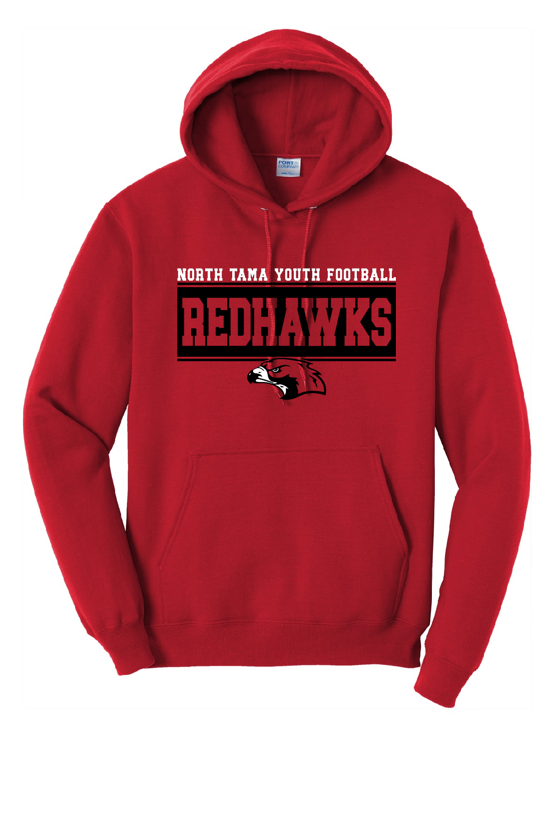 NT FB - Youth Hoodie - Redhawk - PC68yh
