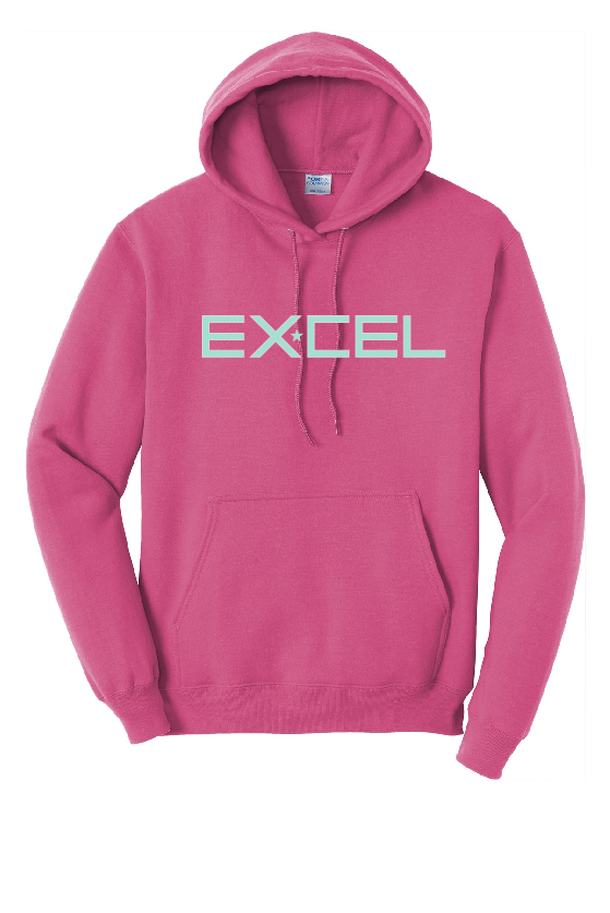 Excel - Youth Hoodie - Excel Pink - PC78yh