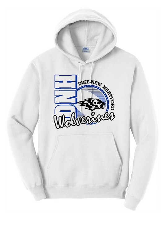 DNH Booster Club - Hoodie TALL SIZING - Wolverine Circle - PC78HT