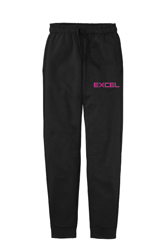 Excel - Youth Fleece Joggers - Excel Pink - PC78YJ