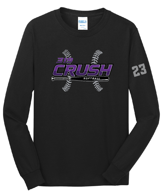 319 Crush Long Sleeve T-Shirt Black