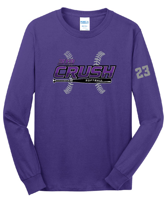 319 Crush Long Sleeve T-Shirt Purple