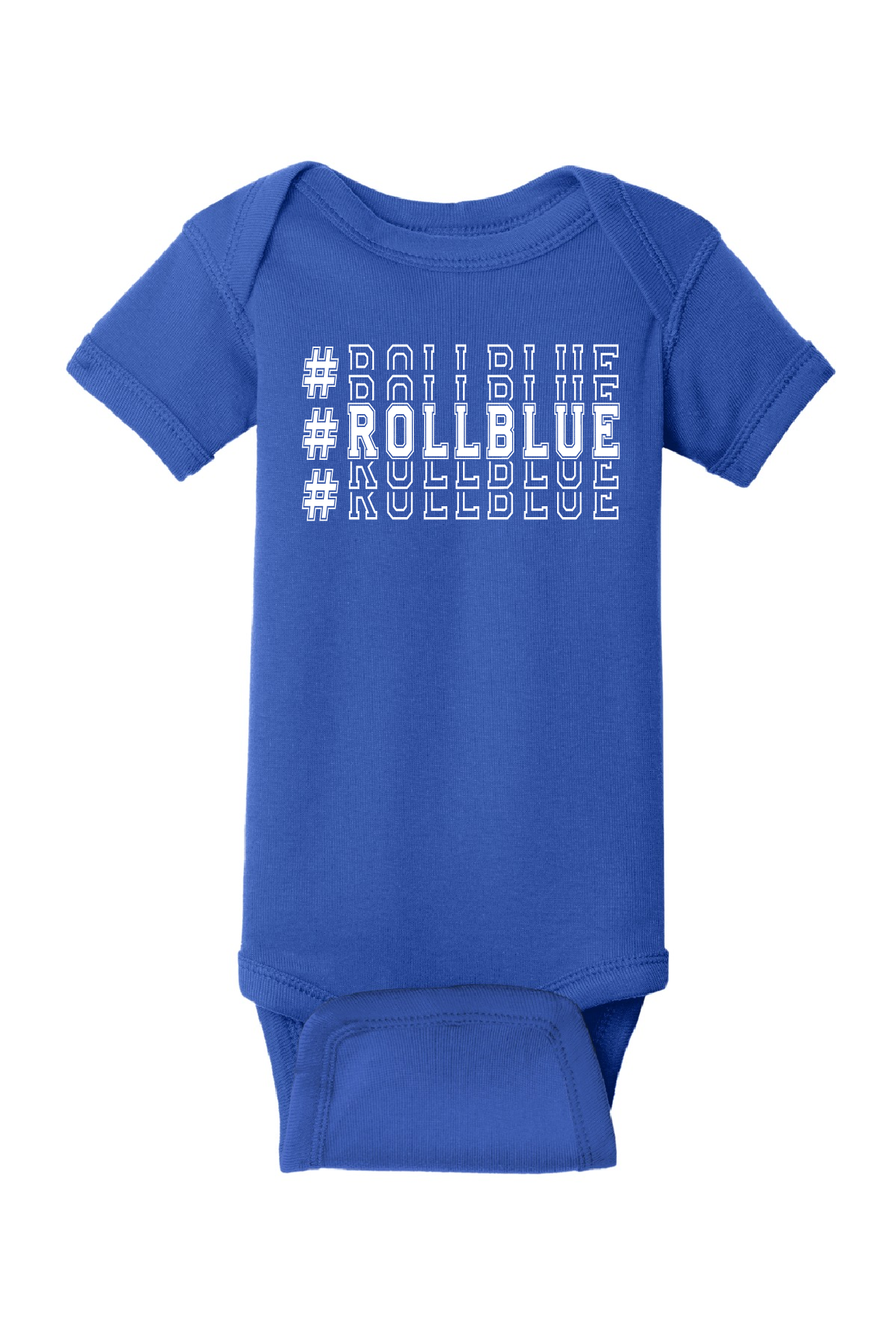 Onesee - Stacked #RollBlue White Logo - RS4400