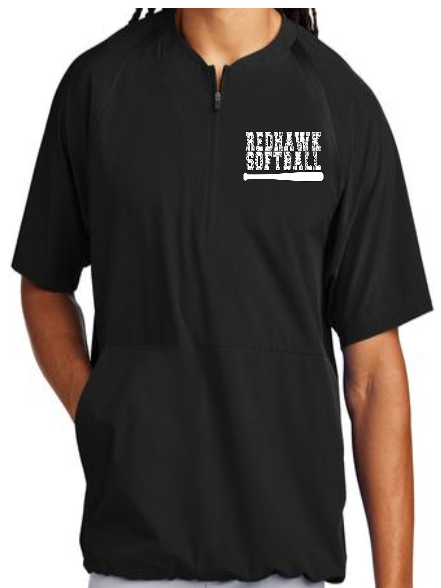 Softball 1/2 Zip Cage Jacket NT - Youth