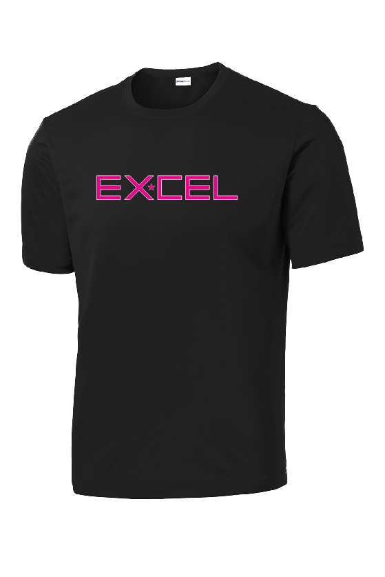 Excel - Youth Performance Tee - Excel Pink - YST350