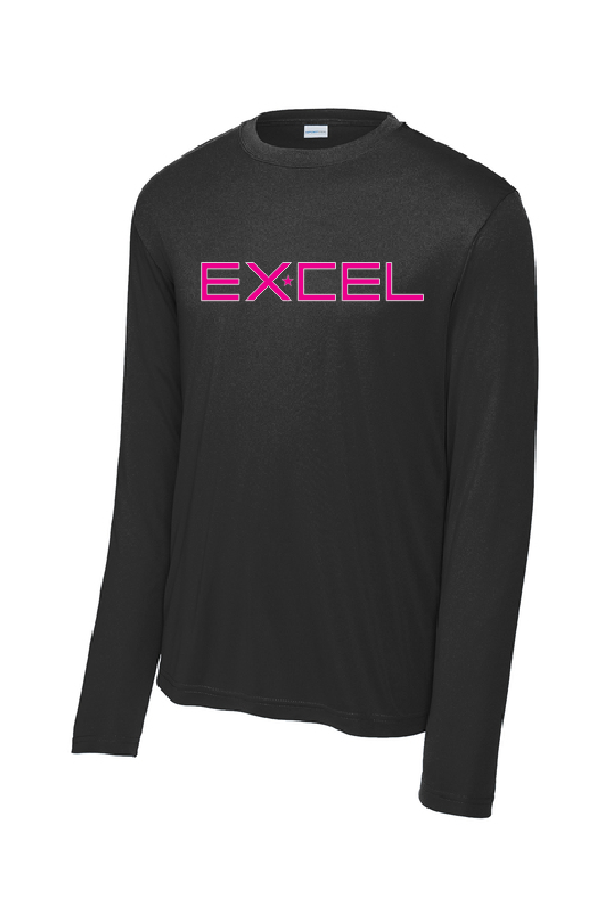 Excel - Adult Performance LS Tee - Excel Pink - ST350LS