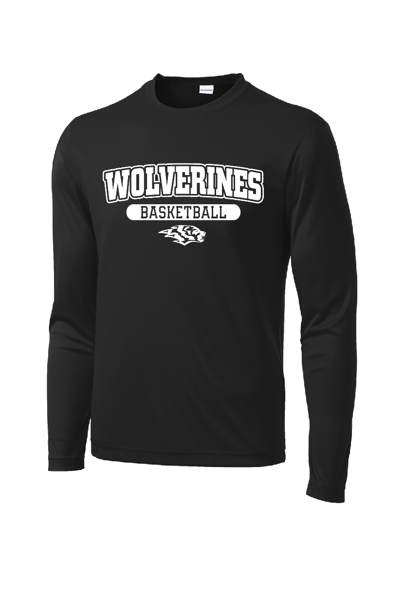Long Sleeve T-Shirt Sport-Tek - DNH White Logo