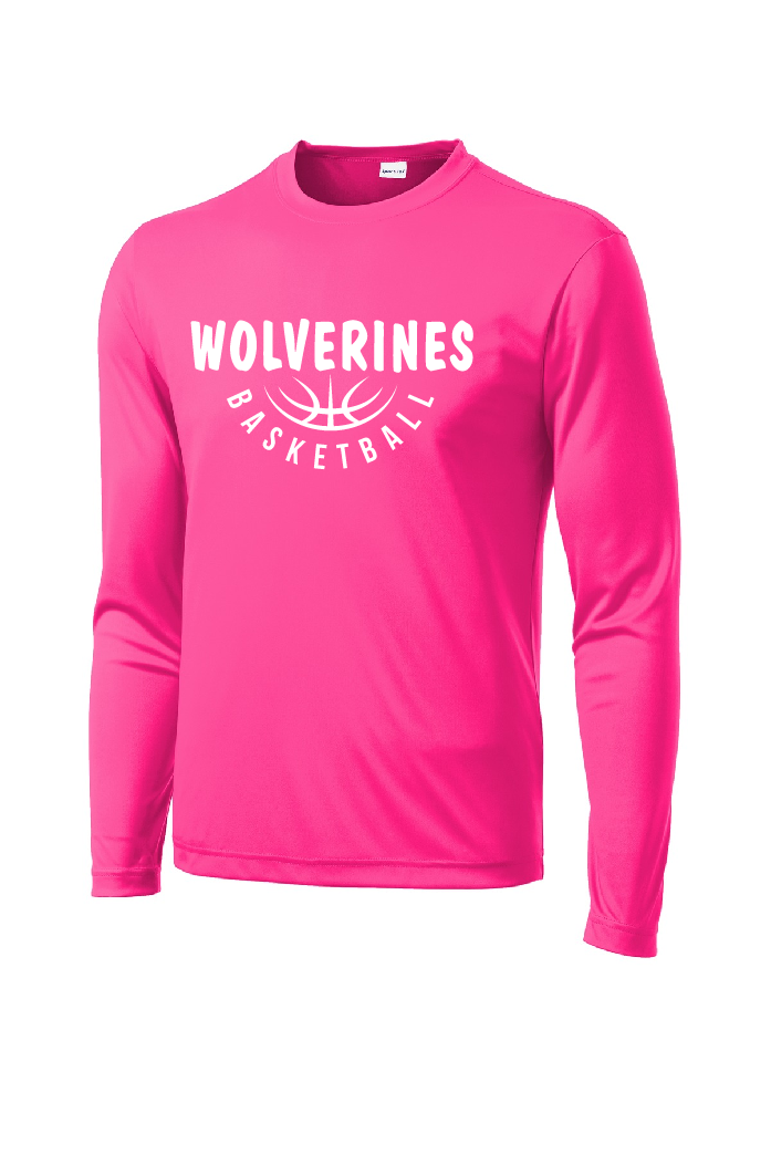 Long Sleeve T-Shirt Sport-Tek - White Logo