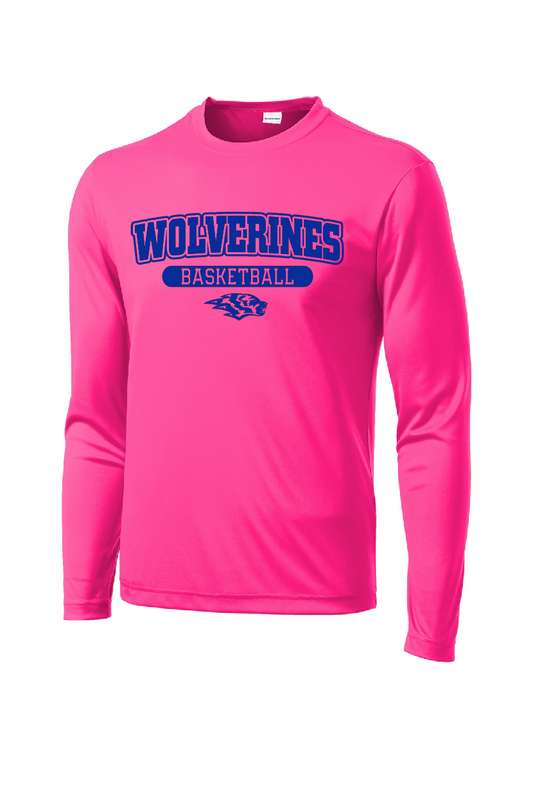 Long Sleeve T-Shirt Sport-Tek - DNH Blue Logo