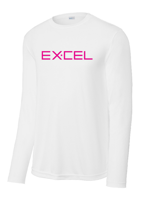 Excel - Adult Performance LS Tee (Tall Sizing) - Excel Pink - TST350LS