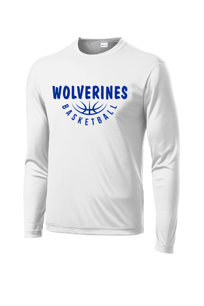 Long Sleeve T-Shirt Sport-Tek - Blue Logo