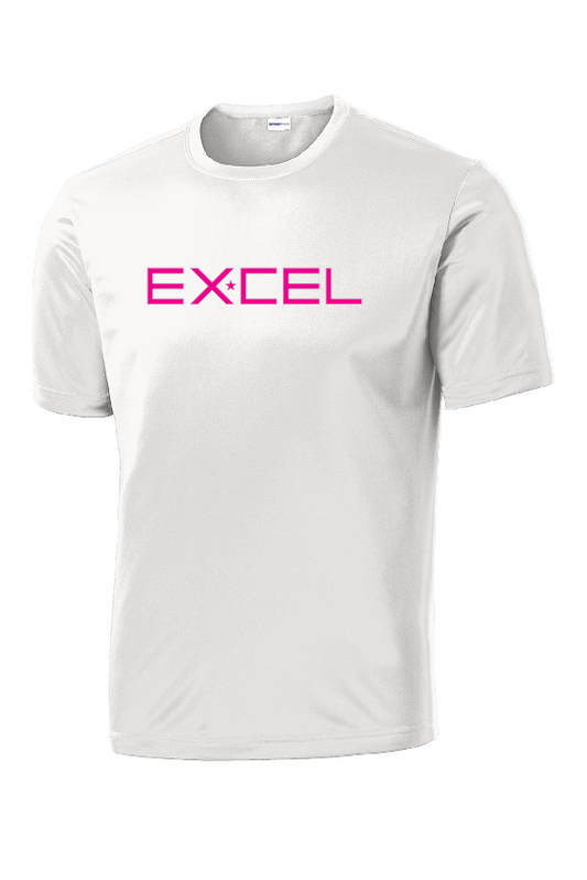 Excel - Youth Performance Tee - Excel Pink - YST350
