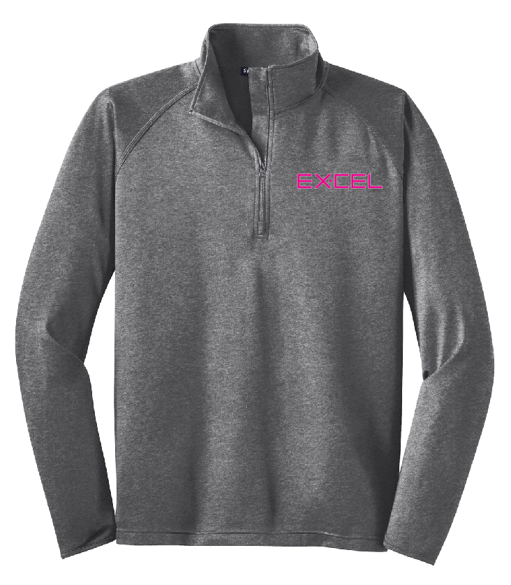 Excel - Adult 1/4 Zip - Excel Pink - ST850